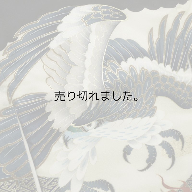 画像2: リサイクル男子祝着　正絹　 (2)