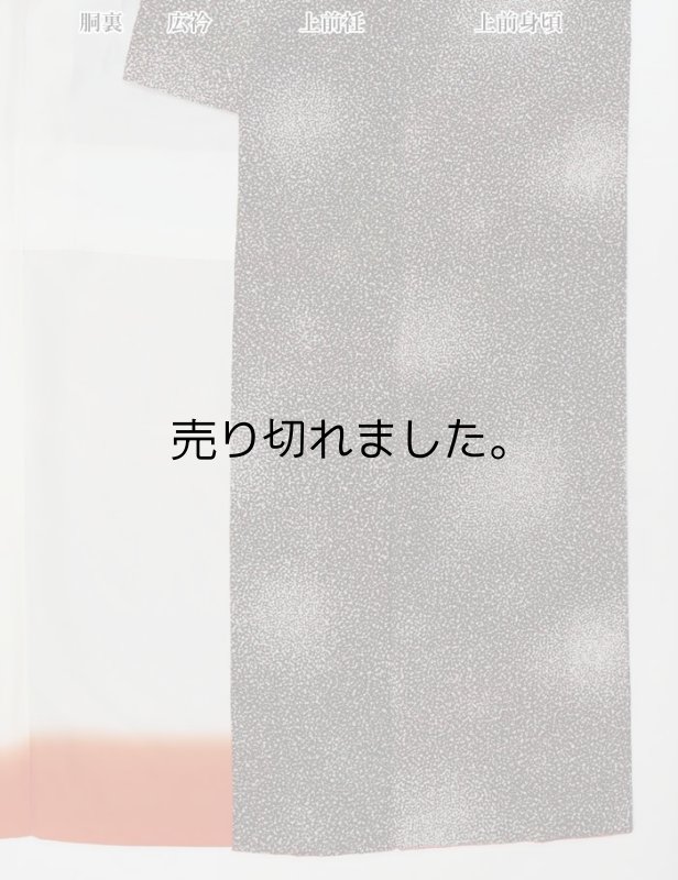 リサイクル小紋 染小紋  色無地袷 身丈147cm 裄62cm Mサイズ リサイクル着物 a1m0y3 お稽古 練習着 観劇 茶会 「中古」中古着物 友禅 正絹 美品 縮緬生地