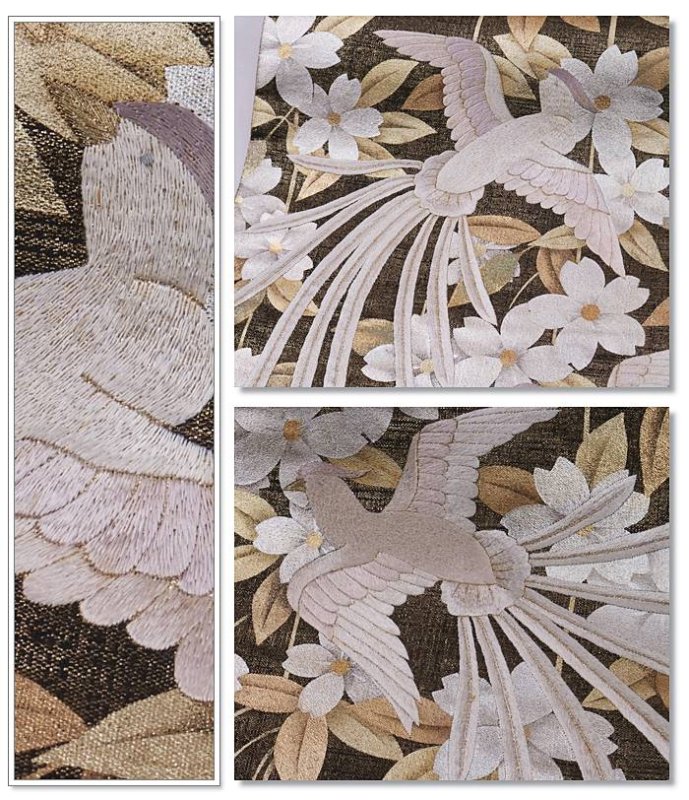 画像2: 動画で確認　袋帯 名古屋帯 訪問着 きもの (2)