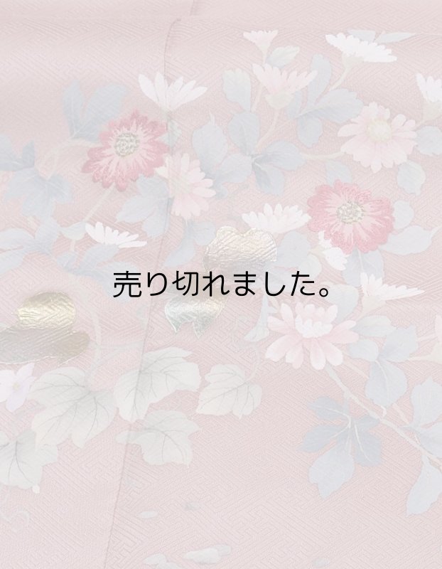 リサイクル訪問着 素描友禅 ピンク 身丈166cm 裄67cm M Sサイズ a1m5m1y5 卒入園 結婚式 舞台衣装「中古」中古着物 友禅 正絹 美品 訳あり 在庫処分 裄長め