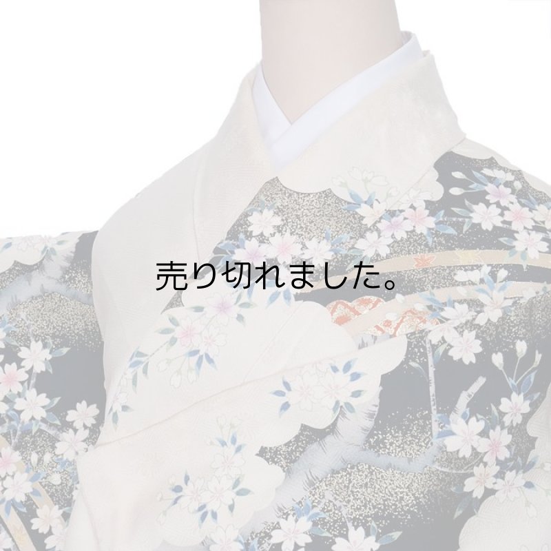 本振袖 襦袢セット リサイクル振袖 中振袖 身丈159cm 裄66cm Sサイズ アンティーク着物 a1m5m1m8y5 成人式 卒入園 結婚式 舞台衣装「中古」中古着物 友禅 正絹 訳あり