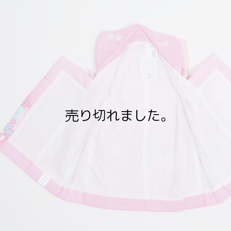 画像4: 三歳 祝着 新品 3歳 被布女子 七五三 お宮参り 祝着 女子 a5m5 女児 子供 キッズ 在庫処分品 ピンク「3歳祝着」「被布着」 (4)
