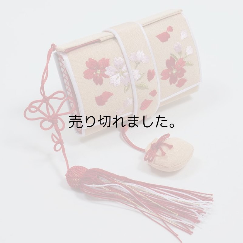 画像3: 正絹 七五三 7歳 筥迫 箱セコ セット 小物お宮参り 祝着 女子 七歳 祝着 a5m5 女児 子供 キッズ 在庫処分品 アウトレット (3)