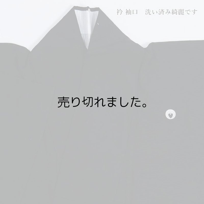 リサイクル 喪服 黒 夏物 仏事 法事法要 身丈160cm 裄66cm Lサイズ a1m0y5 下り藤 無地 絽生地 夏葬儀「中古」絹 訳あり