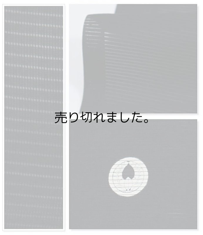 リサイクル 喪服 黒 夏物 仏事 法事法要 身丈163cm 裄66cm Lサイズ a1m0y5 上り藤 無地 絽生地 夏葬儀「中古」絹 訳あり
