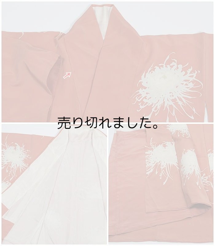 訪問着 友禅訪問着 中古着物 古典柄 送料無料 訳あり