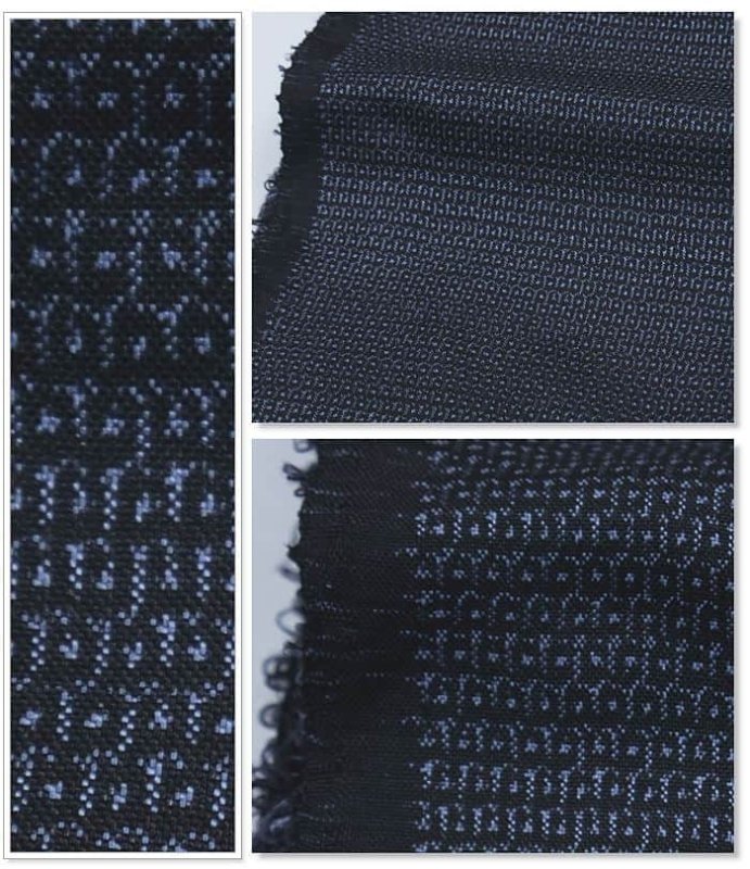 リサイクル大島紬 緯双絣 本大島反物 大島つむぎ