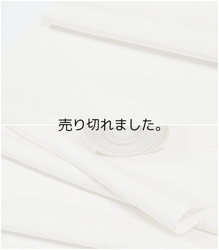 五泉 白生地反物 絽白生地 正絹 着尺 中古品 夏物 反物  12m