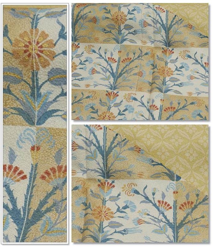 未使用品の訪問着 友禅訪問着 中古着物 古典柄 送料無料