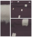 リサイクル紬お召し織り小紋袷 洒落着物 紫 身丈147cm 裄62cm M