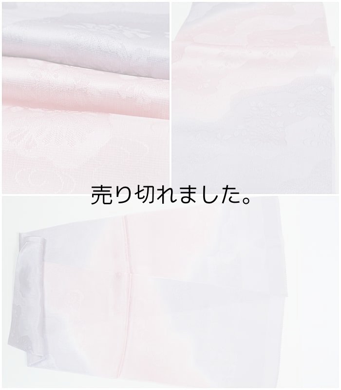 画像3: 帯締め 帯揚げ セット 友禅染め ボカシ 小花 正絹 a5m5m0 縮緬生地 アウトレット セミフォーマル 帯揚帯締め ピンク M【新品】激安 在庫処分 入学式 逸品 高級 (3)