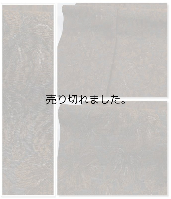 単衣 綿交織 着物 夏 綿交織 リサイクル着物 中古着物  丈152cmM