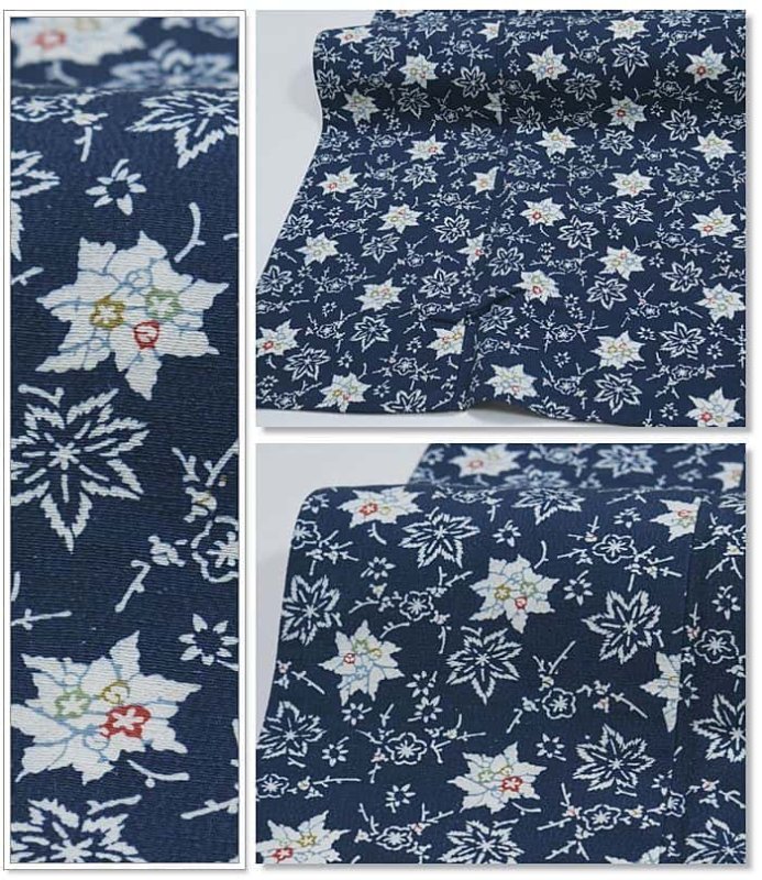 夏物 リサイクル小紋 染小紋 着物 紅型調 単衣 絹 丈151cm M