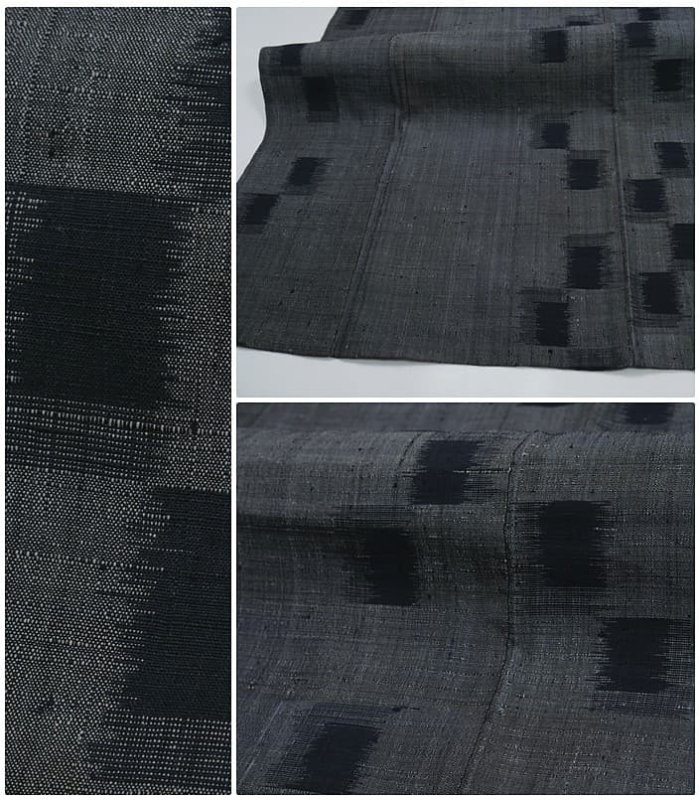 リサイクル 紬 単衣 洒落 着物 夏物 訳あり