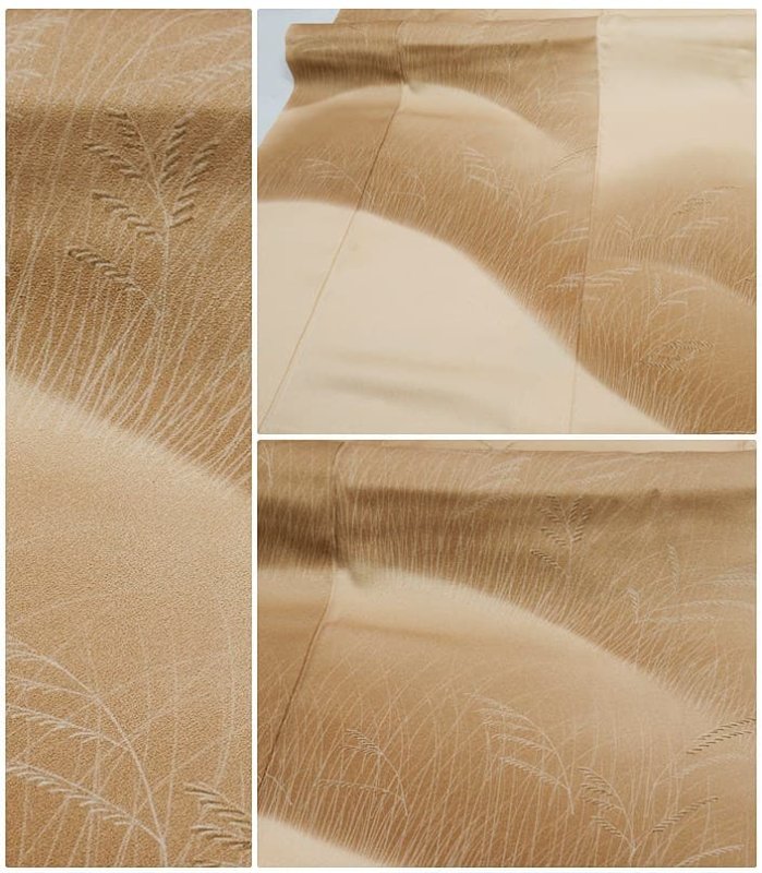 付下げ袷 セミフォーマル 着物 糸目友禅