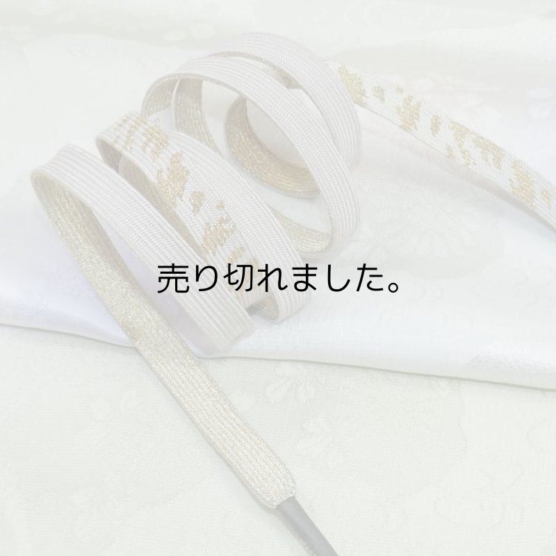 未使用品の伊賀「徳三郎」帯締め リユース 帯揚げセット