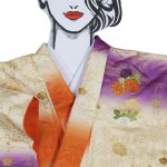 日本刺繍 訪問着袷 中古着物 リサイクル リユース 着物
