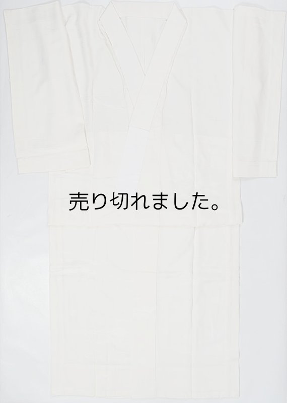 美品の襦袢袷 白地　 フォーマル長襦袢袷