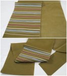 麻 紗織り 夏物 リサイクル 軽やかな八寸名古屋帯 未使用品です