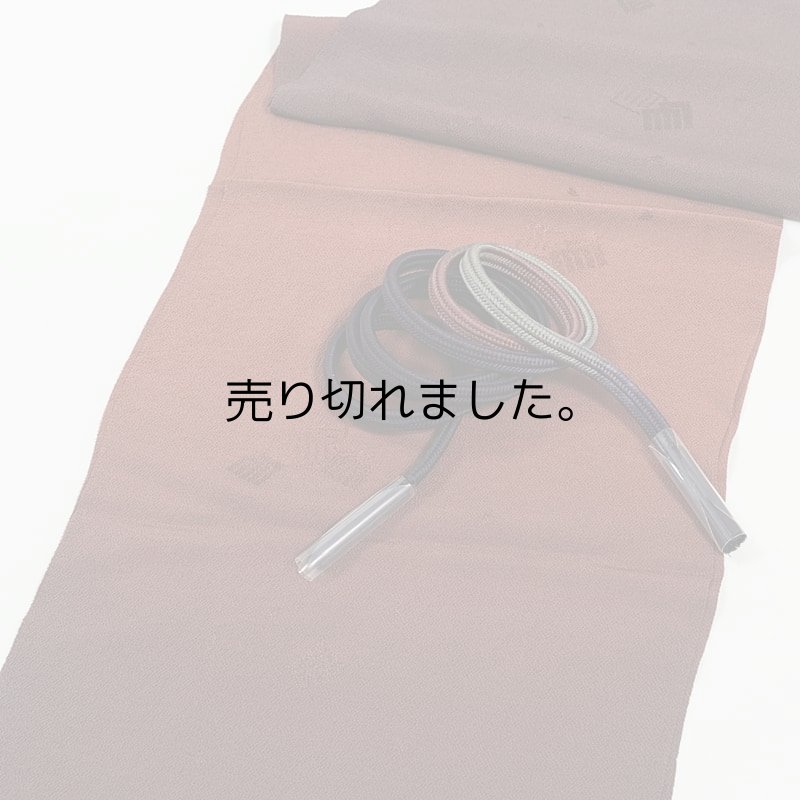 平田組紐 帯締め 冠組 手組帯締め 縮緬帯揚げセット 平田組ひも