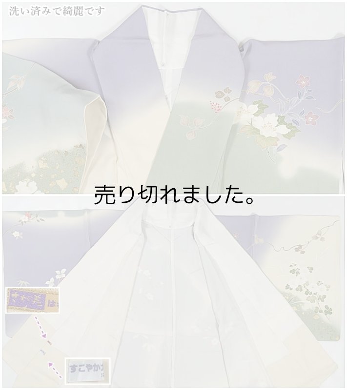 逸品 訪問着袷 フォーマル着物 さが美謹製 防止加工 友禅訪問着袷