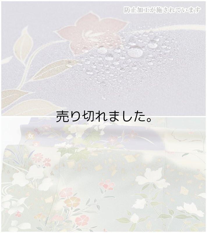 逸品 訪問着袷 フォーマル着物 さが美謹製 防止加工 友禅訪問着袷