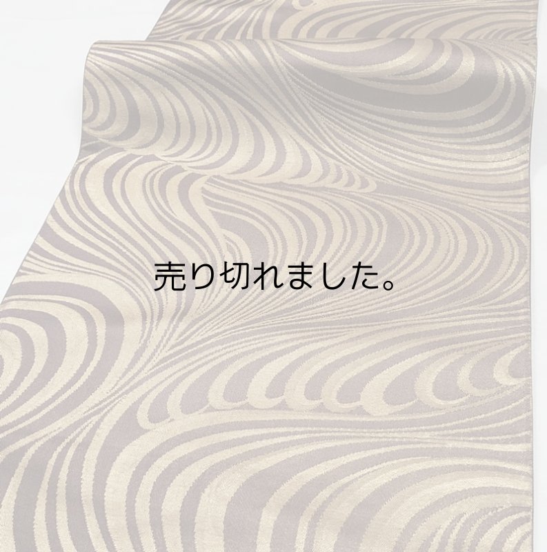 リサイクル袋帯 尾形光琳  西陣袋帯 二重太鼓 本金箔