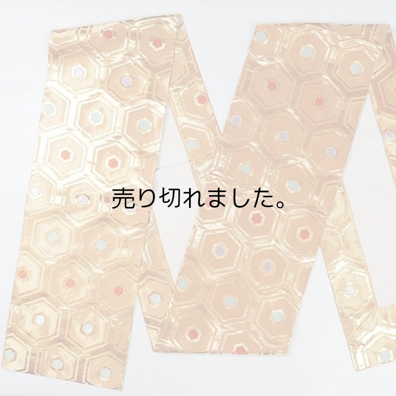 女児 七歳祝着帯 美品の祝着 正絹帯 七五三祝着 袋帯