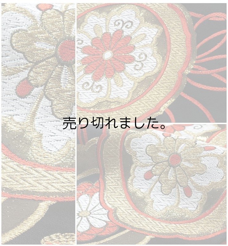 女児 七歳祝着帯 リサイクル祝着 七五三祝着