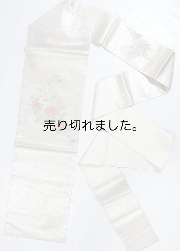 未使用品 名古屋帯 九寸名古屋帯 相良刺? 染め帯