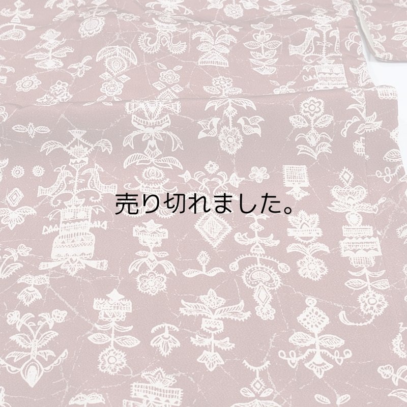 中古 羽織 カジュアル 防寒 きものコート 羽織紐セット