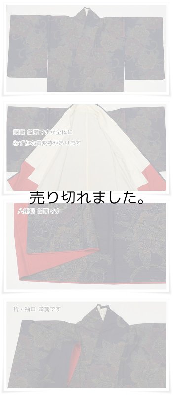 真綿紬 つむぎ袷 織物 美品 洒落着物 藍色 経緯絣 |中古つむぎ|リサイクル紬袷 a1y4m5|中古|送料無料 ゆったり LLサイズ 身長153cm