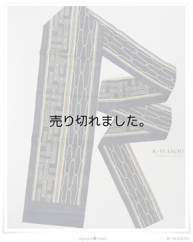新古品 夏名古屋帯 紗生地染め名古屋帯 仕立て上がり 夏帯