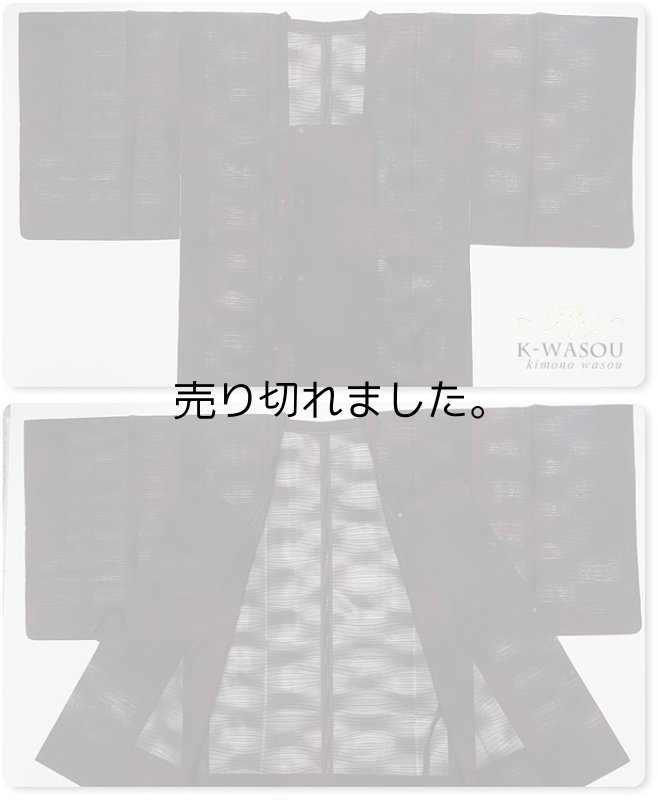 リサイクル 道行衿コート 絹 夏物コート送料無料