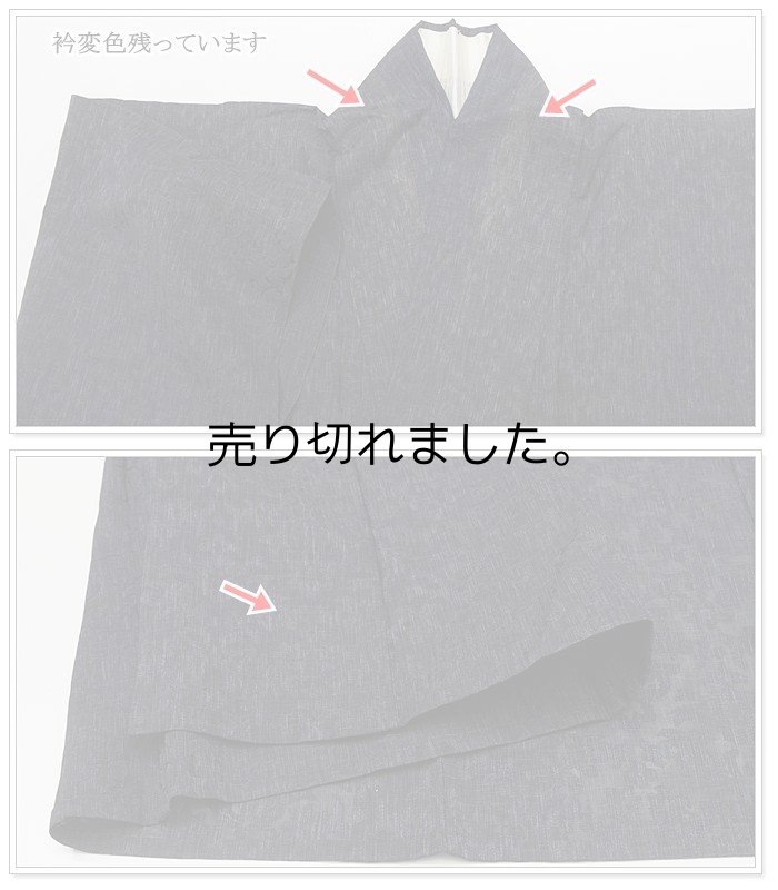 正絹 夏物きもの 紋紗 着物無地きものセミフォーマル 細目