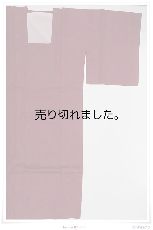 「雨コート 道行衿」リサイクル雨コート道行衿 丈128cm Mサイズのリサイクル雨コート赤色 花柄 化繊 a3m0m5y4「中古」身長156cm前後目安 訳あり