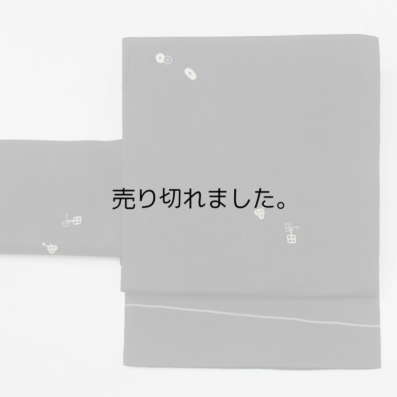 「名古屋帯 京袋帯」染め名古屋帯 アンティーク 全通名古屋帯 京袋 塩瀬染め帯 中古の名古屋帯 a2m9m8「中古」染め帯 黒地 袋名古屋帯 全通柄のゆったりサイズ