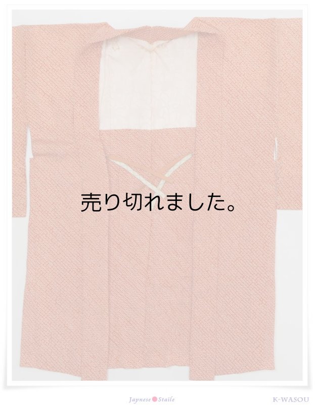 リサイクル羽織 染め羽織り 正絹 Mサイズ 羽織紐セット