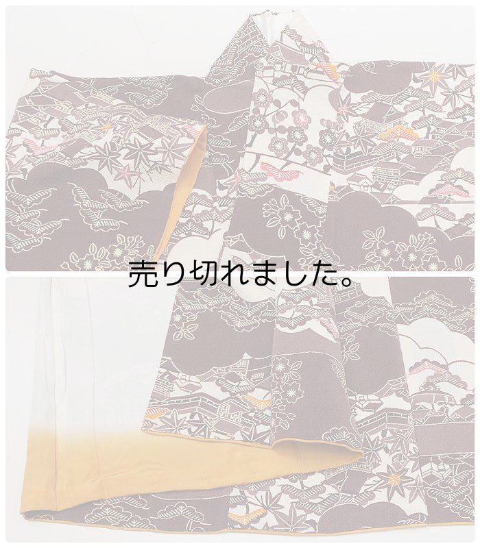 京都栗山工房 紅型染め小紋 きもの和総 小紋袷 正絹