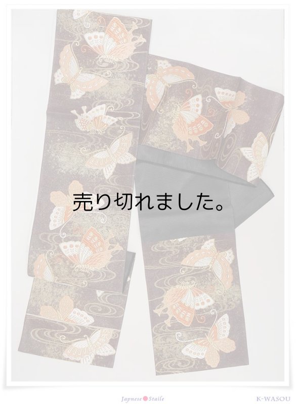 夏袋帯 未使用品 西陣織り 絽袋帯 二重太鼓 六通柄帯のお値打