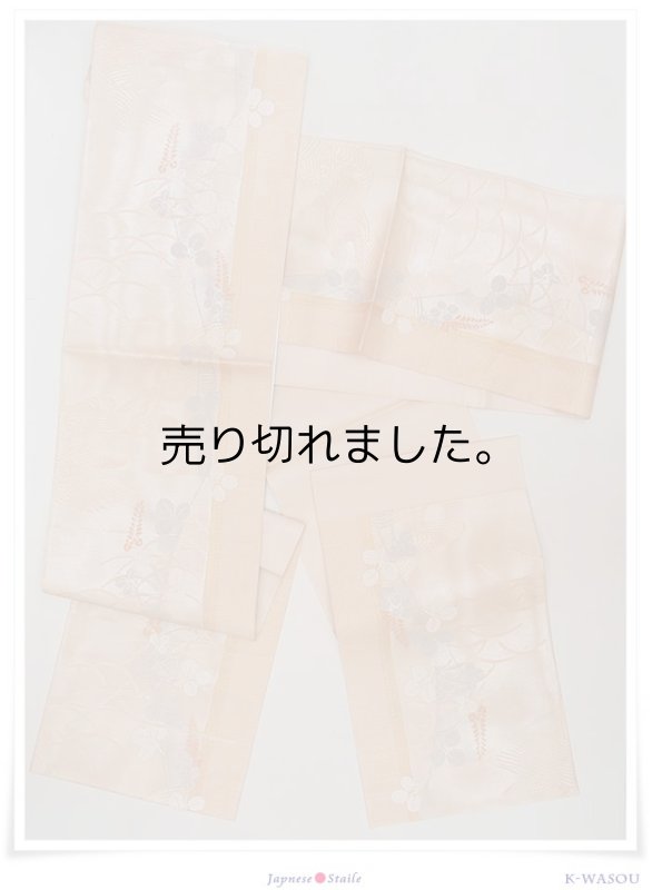 夏袋帯 未使用品 西陣織り 紗袋帯 二重太鼓 六通柄帯のお値打