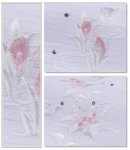 夏物 東レ 絽 刺繍 半衿 花丸紋 ポリエステル 日本製
