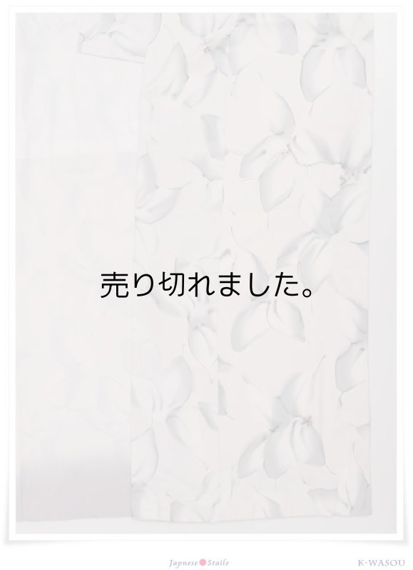 リサイクル 染め小紋袷 中古着物 身丈164cm Lサイズ 裄65cm