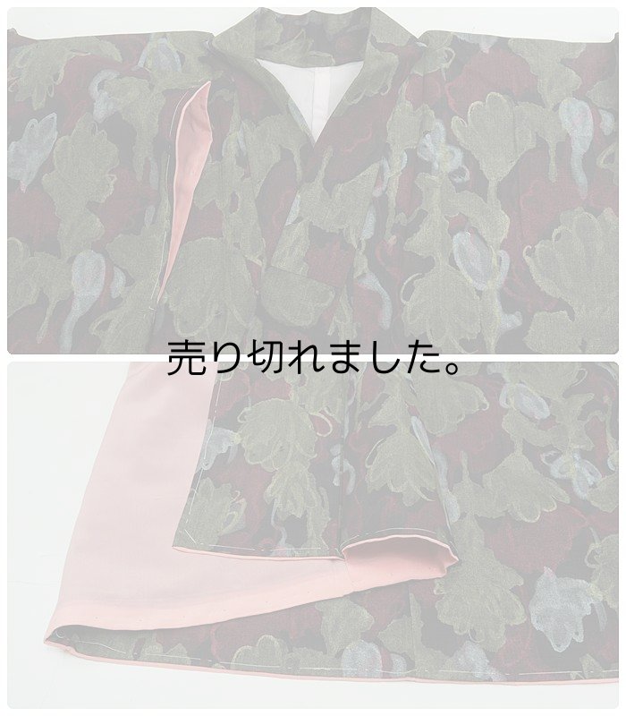 未使用品の小紋袷 中古着物 身丈143cm Mサイズ レディース着物