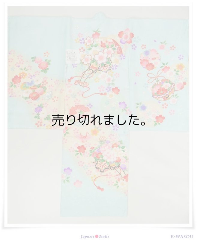 お宮参り 掛け着 お祝着 産着 七五三祝着 ３歳 着物 女の子 正絹