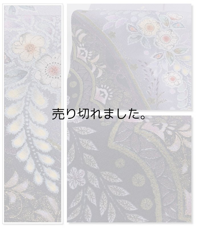 辻ケ花 リサイクル訪問着 単衣 夏着物 身丈170cm Lサイズ 裄70cm