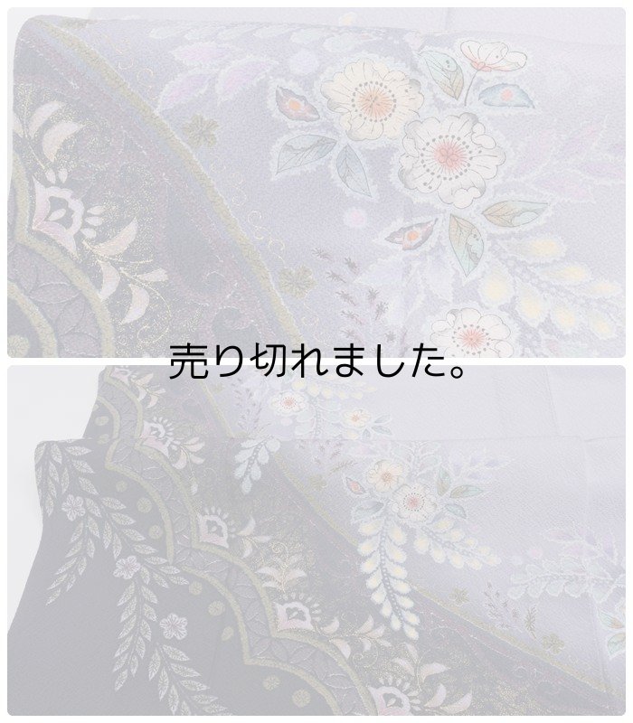 辻ケ花 リサイクル訪問着 単衣 夏着物 身丈170cm Lサイズ 裄70cm