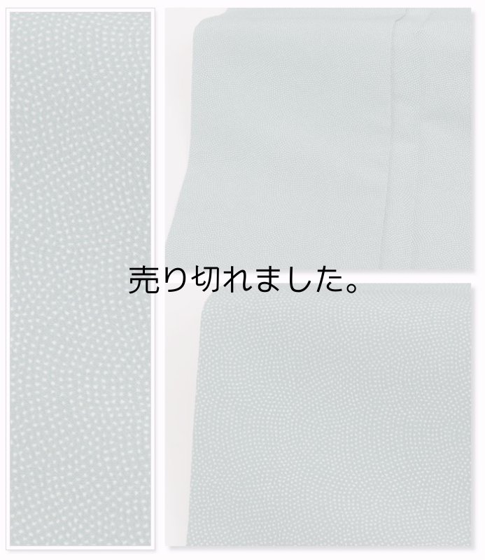 江戸小紋 色無地袷 リサイクル着物 サメ小紋 無地着物 身丈166cm