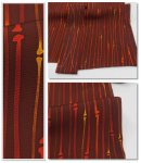 未使用品 羽織り リサイクル 丈80cm  Mサイズの羽織 赤地