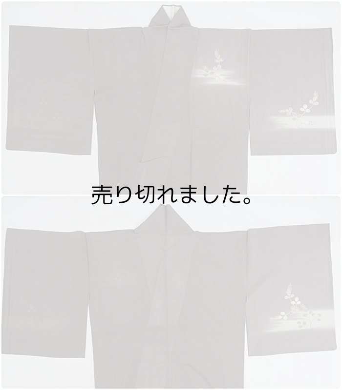 リサイクル 訪問着 単衣 絽生地 夏物 着物 身丈158cm Sサイズ